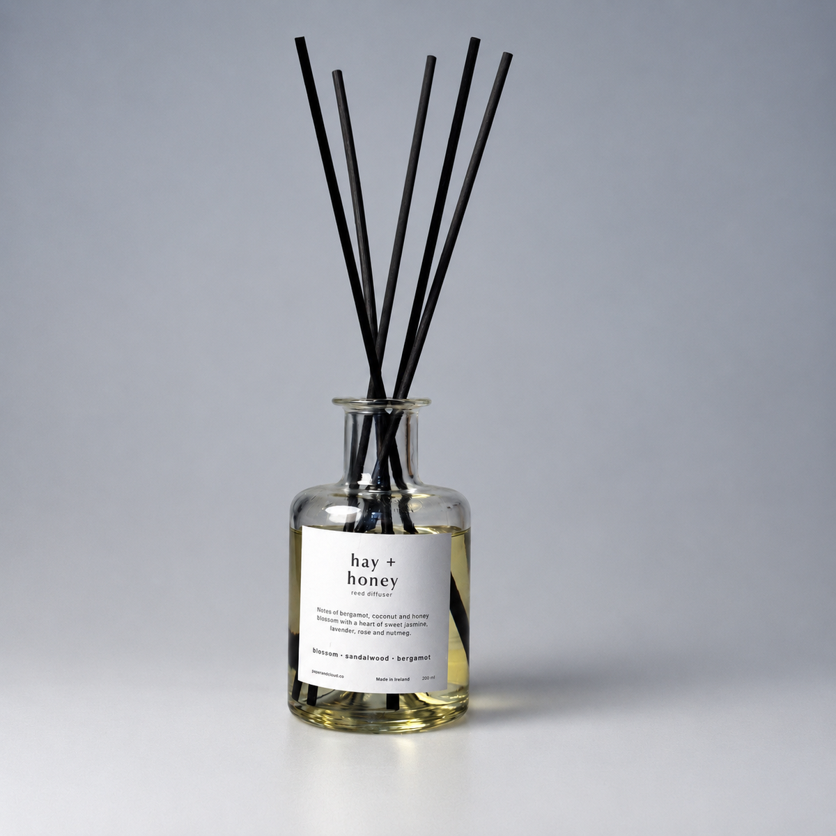 Herbalist Glass Reed Diffuser | Hay + Honey