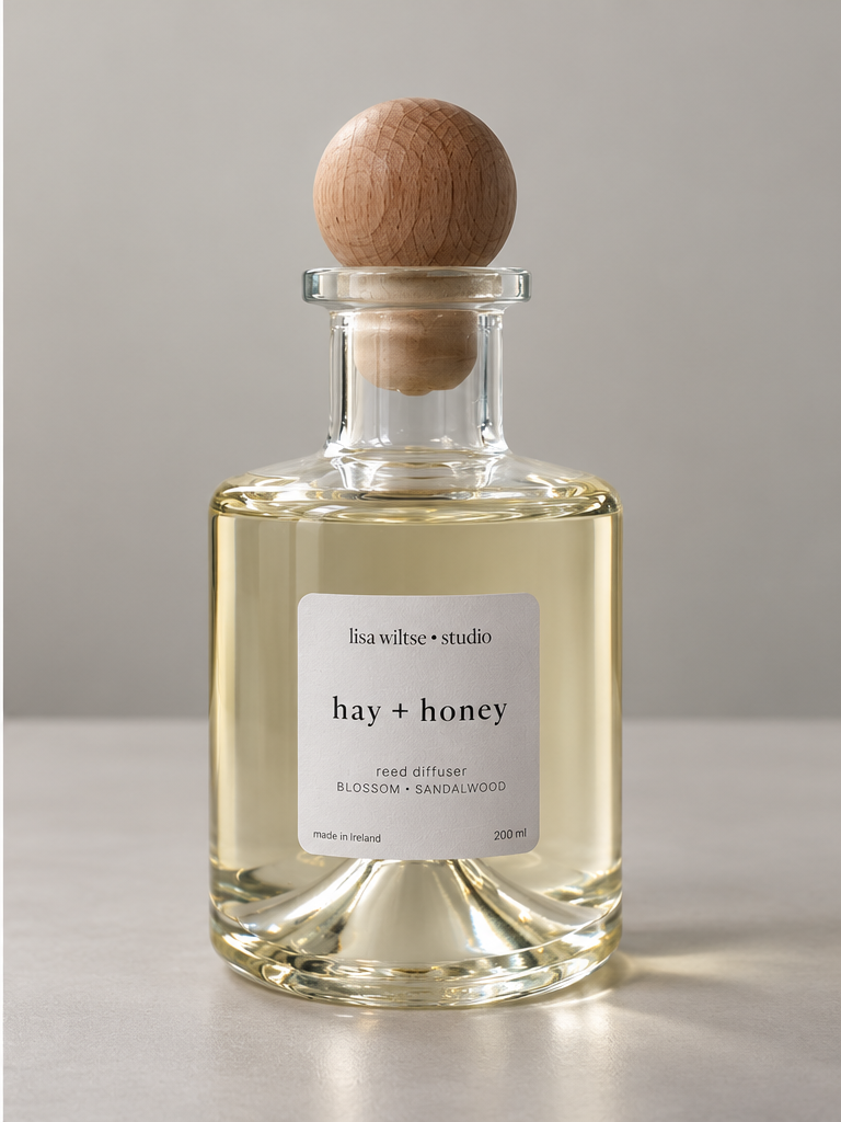 Herbalist Glass Reed Diffuser | Hay + Honey