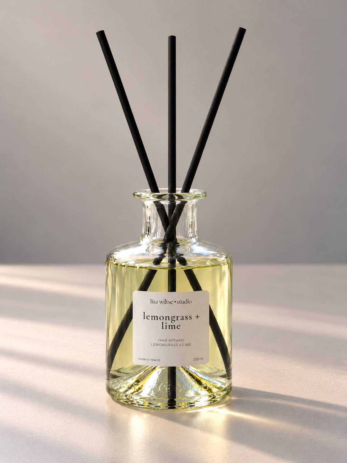 Lemongrass + Lime | Herbalist Glass Reed Diffuser