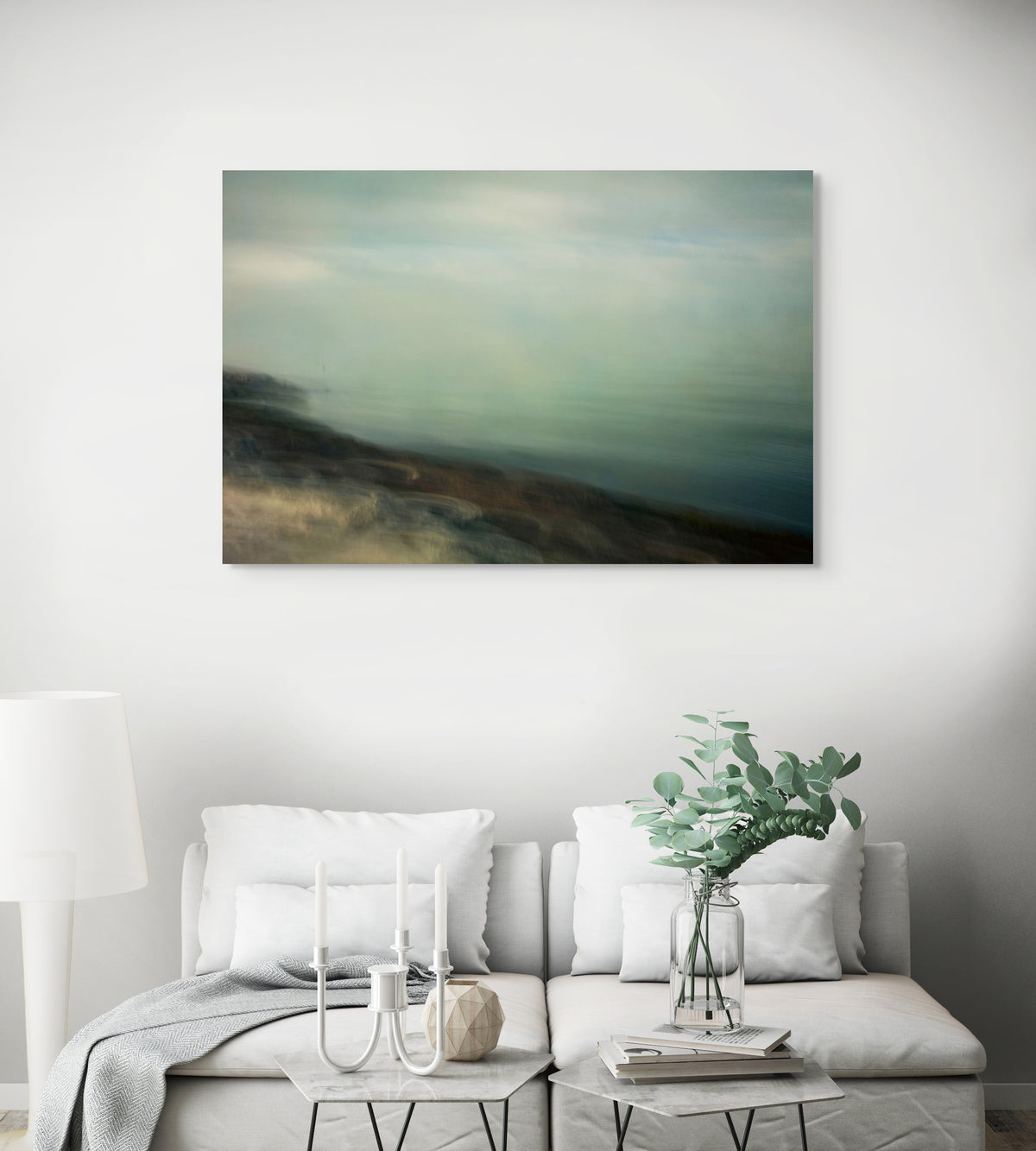 Abstract sea-green coastal photograph from Ireland’s Wild Atlantic Way – Talamh no. 4 by Lisa Wiltse